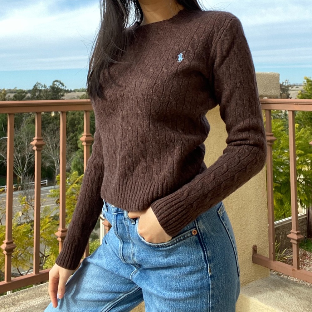 ❌ SOLD ❌ Brown Polo Ralph Lauren sweater